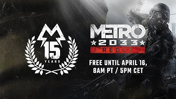 Metro 2033 Redux Giveaway #Metro15