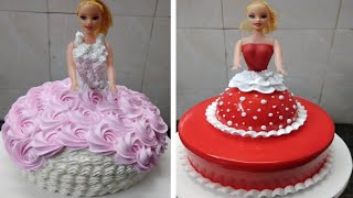 Two Barbie Doll Cake | Fancy Barbie Doll Cake Design | New Barbie Doll Cake Design