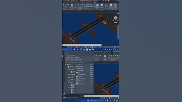 how to make bridge 3d modeling in AutoCAD #3dmodeling #cadsoftware #3d