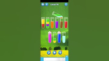 Water Sort – Color Puzzle Game Levels 78