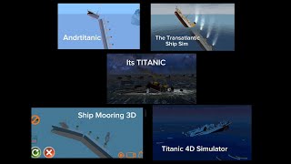 TITANIC SINKING GAME COMPARISON!!!!! which one is better? screenshot 4