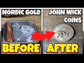 John Wick Coins - Devil Forge - Home Furnace - Creality CR-20 Pro - 3D Printed - Nordic Gold.