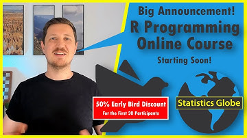 Big Announcement: R Programming Online Course | Pre-Sell Open Until October 14th | Reserve Your Spot