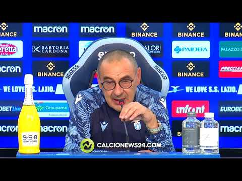 Conferenza stampa Sarri pre Lazio-Juventus: “L. Alberto-Milinkovic? Lavoriamo per farli coesistere”