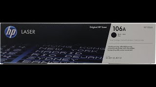 картинка: Заправка HP W1106A (№106A) для HP Laser 107/MFP 135/MFP 137