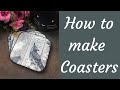 How to make Decoupage Coasters Tutorial |  Easy DIY Gift Ideas