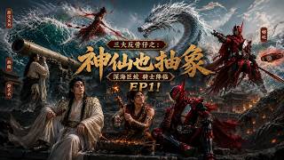 東方神話也能這麼玩？ 哪吒竟然戴上假面變身？楊戩的神器也太離譜了！三大反骨仔之《神仙也抽象》EP1：不一樣的天庭戰神正式登場！#哪吒 #楊戩 #孫悟空 #東方神話 #AI漫劇 #AI動畫 #AI創作