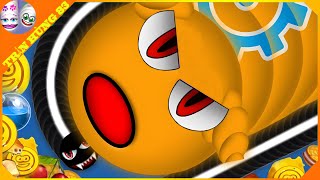 🐍WORMSZONE.IO | GIANT SLITHER SNAKE TOP 01 / Epic Worms Zone Best Gameplay! | Trần Hùng 83 screenshot 5