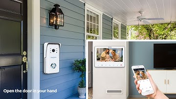 Product operation and app connection for tmezon wireless ip intercom system MZ-IP-V716TW doorphone