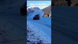 Sébastien Ogier full snow on the limit , test Monte-Carlo
