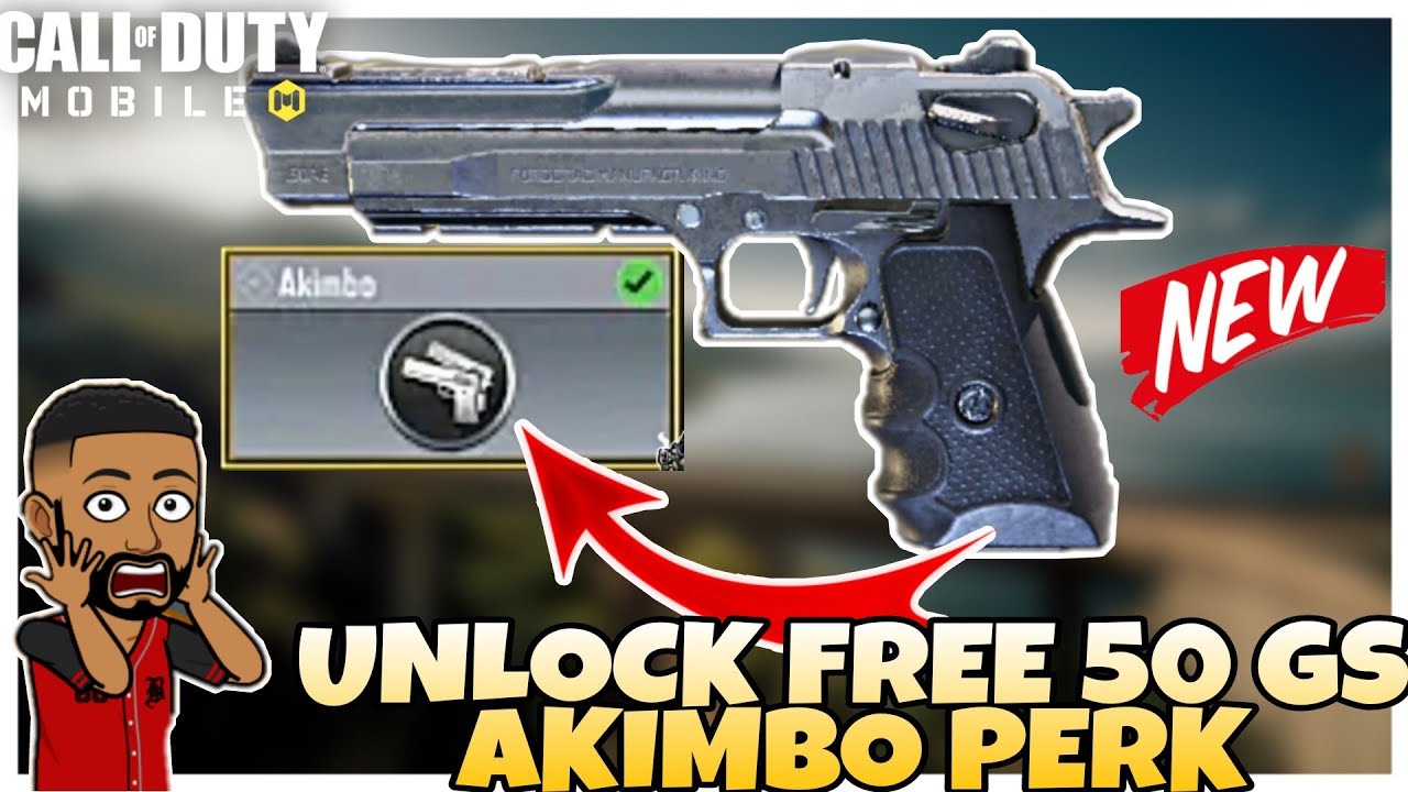 How To Unlock Akimbo Perk For The 50 Gs Pistol In Call Of Duty Mobile Cod Mobile Codm