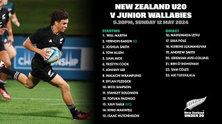 New Zealand U20 vs Australia U20 Rd 3 2024 Rugby Championship Final