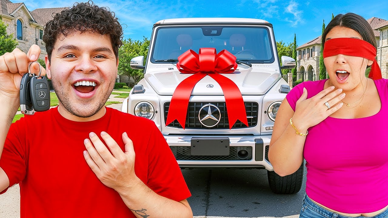 Я СДЕЛАЛ СЮРПРИЗ СВОЕЙ СЕСТРЕ, ПОДАРИВ НОВУЮ МАШИНУ!