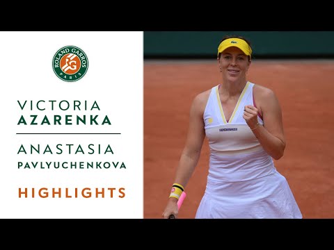 Victoria Azarenka vs Anastasia Pavlyuchenkova - Round 4 Highlights I Roland-Garros 2021