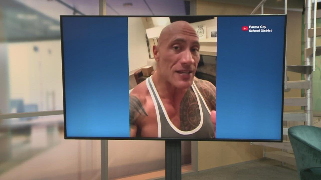 Dwayne 'The Rock' Johnson sends video message to Parma special