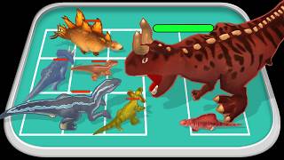 DINO EVOLUTION 🦕 Dinosaur Battles - Velociraptor, Carnotaurus, Spinosaurus, Dilophosaurus, Bronto... screenshot 1