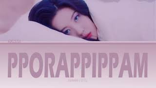 SUNMI (선미) | pporappippam 보라빛 밤 {Color Coded Lyrics \/ 가사 | Rom | 한글 | Eng}