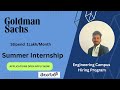 Goldman Sachs Engineering Campus Hiring Program 2023 | Internship | Developer Devendra | Telugu