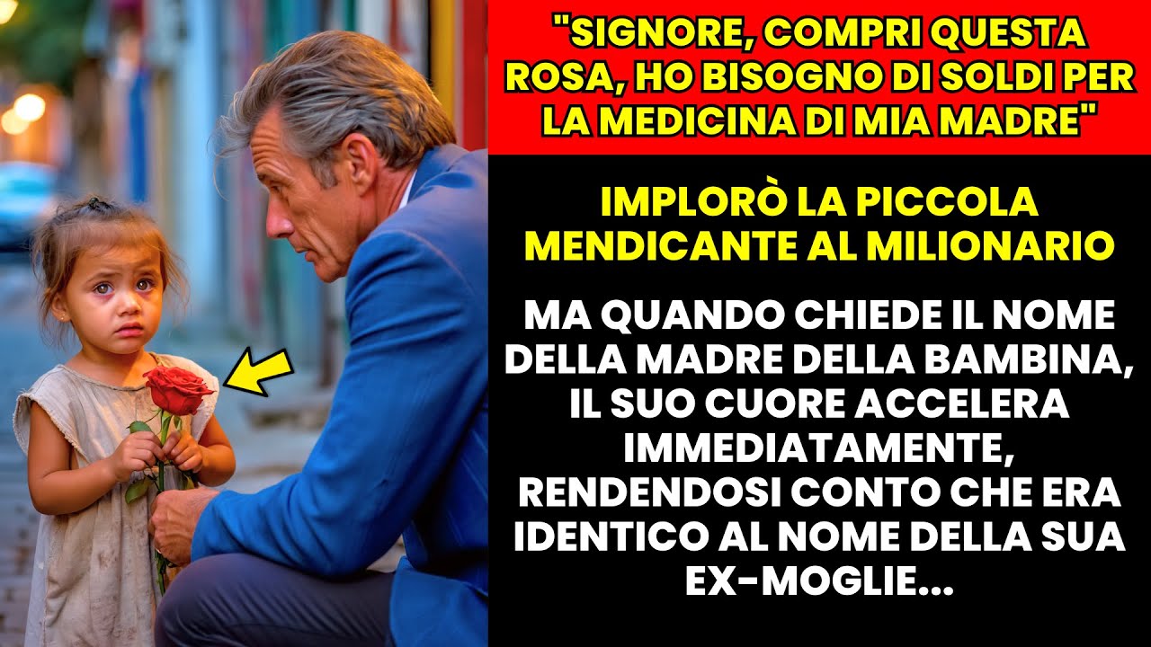PICCOLA MENDICANTE VENDE ROSE PER COMPRARE LA MEDICINA DI SUA MADRE, MA ...