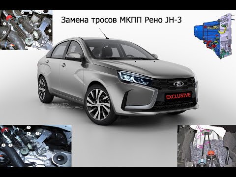 Замена тросов МКПП  на лада веста (Рено JH-3)