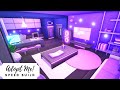 Dreamy neon galaxy home speed build  roblox adopt me