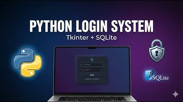 Python Tkinter Login System with SQLite & SHA-256 | Modern GUI Authentication Tutorial