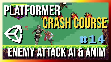 Enemy Attack AI and Animation States - 2D Platformer Crash Course in Unity 2022 (Part 14)