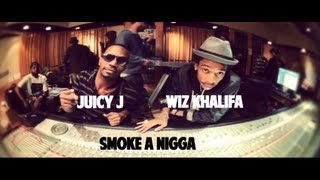 Juicy J - Smoke A Ni**a (ft. Wiz Khalifa) **[SONG+LYRIC VIDEO]** HD **BRAND NEW 2013**