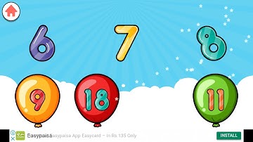 Learn Matching & Sequence Numbers Game Play || Learning Video for Kids and Toddlers