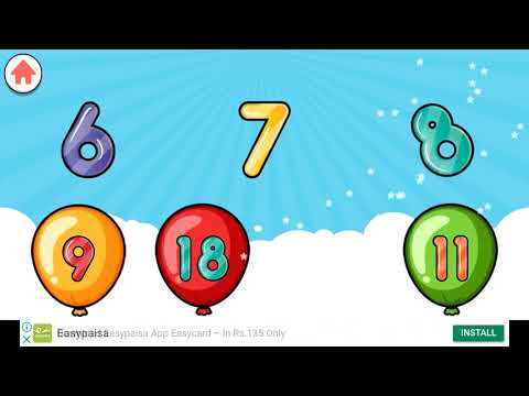 Learn Matching & Sequence Numbers Game Play || Learning Video for Kids and Toddlers