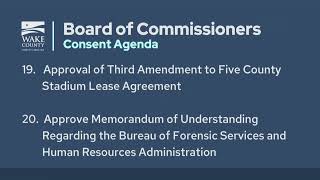 Wake Co. Commission Regular Meeting 02Dec2024