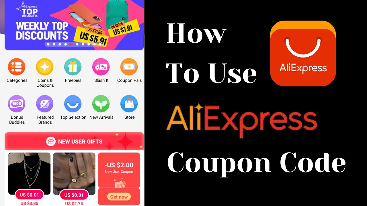 How to use AliExpress coupon code YouTube
