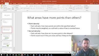 GIS 300 April 23 Part 4: Point Density vs Kernel Density