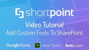 Add Custom Fonts to SharePoint Sites