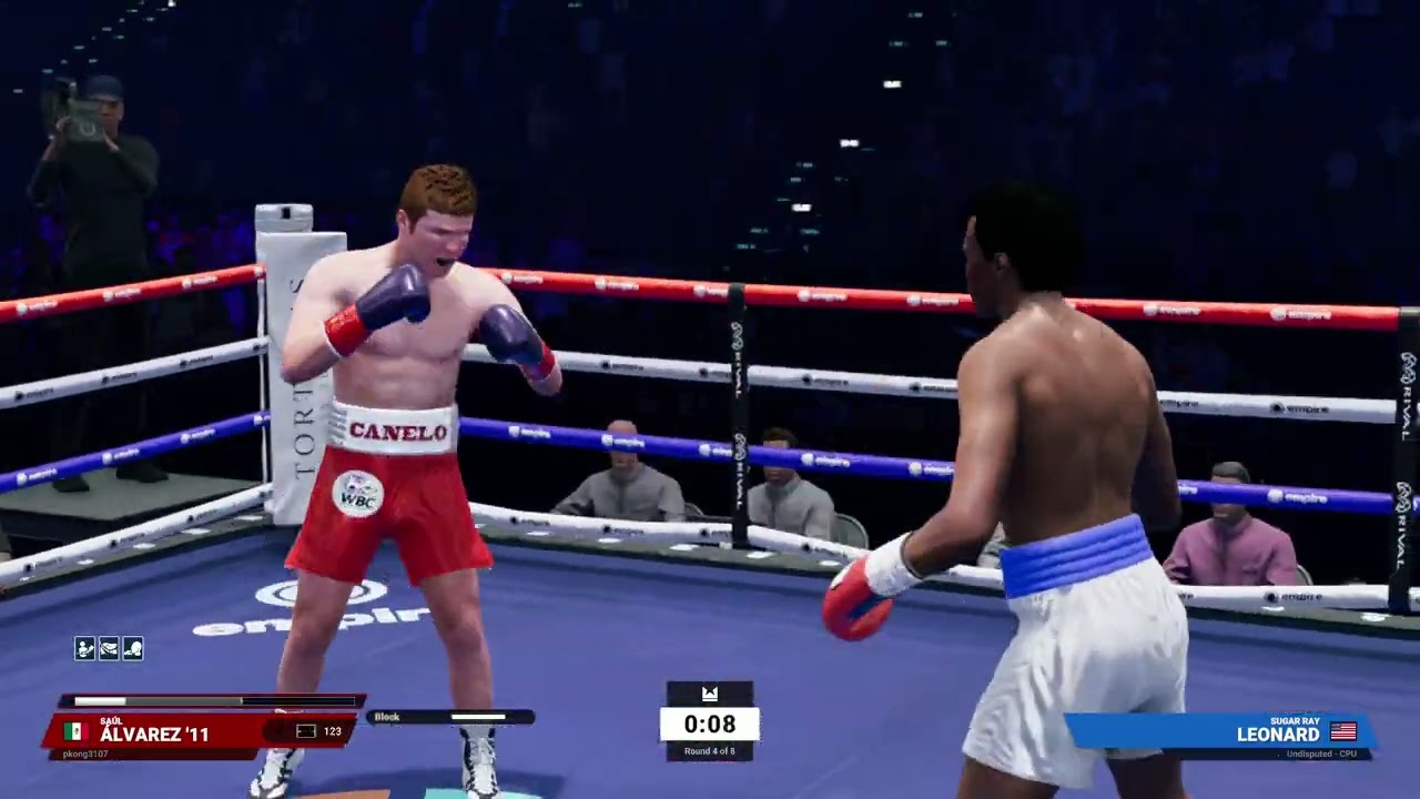 Young Canelo vs Ray Leonard gameplay | Undisputed