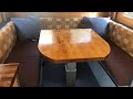 Dinette Table top installation in the LMTV camper
