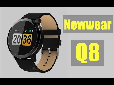 Newwear Q8 Smartwatch with Continuous Heart Rate and Blood Pressure Monitoring: First Look