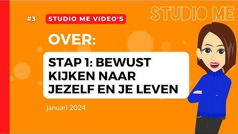 Video Stap 1 Bewust kijken naar jezelf en je leven