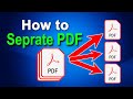 How to Separate Pages in PDF ✂️ Split PDF File