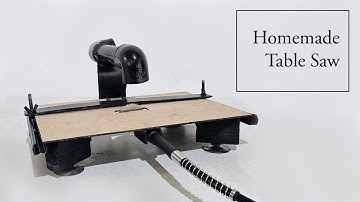 DIY Mini Table Saw with Dremel for PRECISE Cuts (Multi-Functional!)