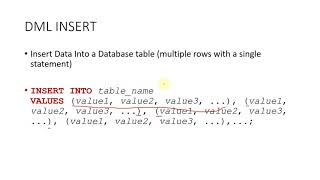 SQL DML - DBMS(CS222) -  PART 1