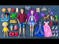 13:54Minutes Satisfying with Unboxing Barbie Princess Pink Kitchen,Rock Bed Play Set Review Toy｜ASMR