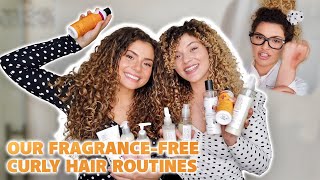 OUR FRAGRANCE-FREE CURLY HAIR ROUTINES (product reviews + fragrance explained)