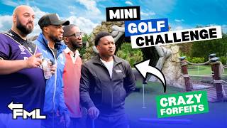 MINI GOLF CHALLENGE!!! SPECS GONZALEZ VS MILES VS JORDY VS TEGO!!! | FROM MY LEFT TEAM BUILDING screenshot 1