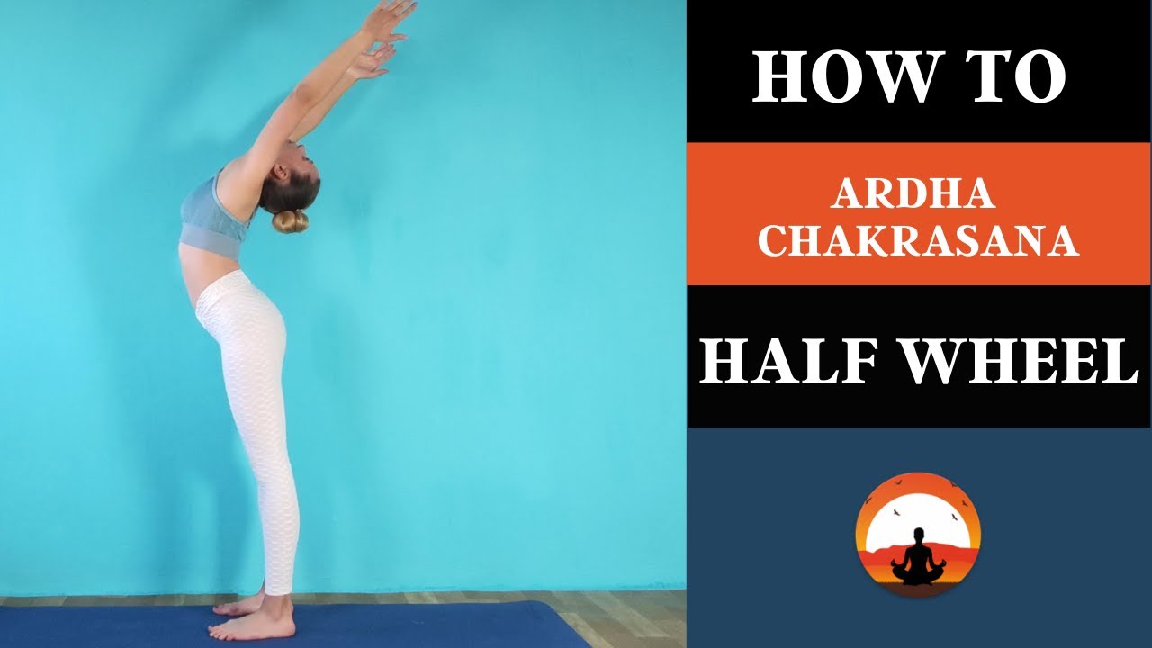 Yoga Ardha Chakrasana Half Wheel Pose Stock Vector (Royalty Free)  1430508569 | Shutterstock