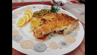 РЫБА, ЗАПЕЧЁННАЯ В ДУХОВКЕ В ЛАВАШЕ! Ну ОЧЕНЬ вкусное блюдо!/Fish baked in the oven in pita bread!