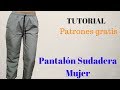 DIY Como hacer un pantalón de sudadera mujer  corte y confección