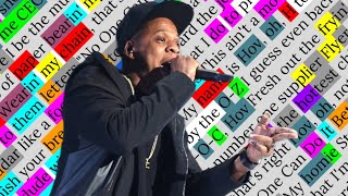 Jay-Z, Public Service Announcement | Rhyme Scheme Highlighted