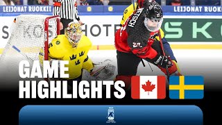 Highlights: Canada vs Sweden | 2024 #U18MensWorlds