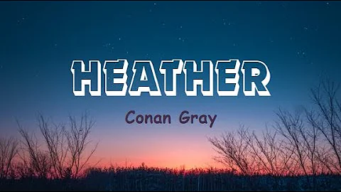 Conan Gray - Heather ( lyrics )